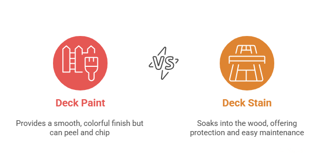Deck Painting vs Staining