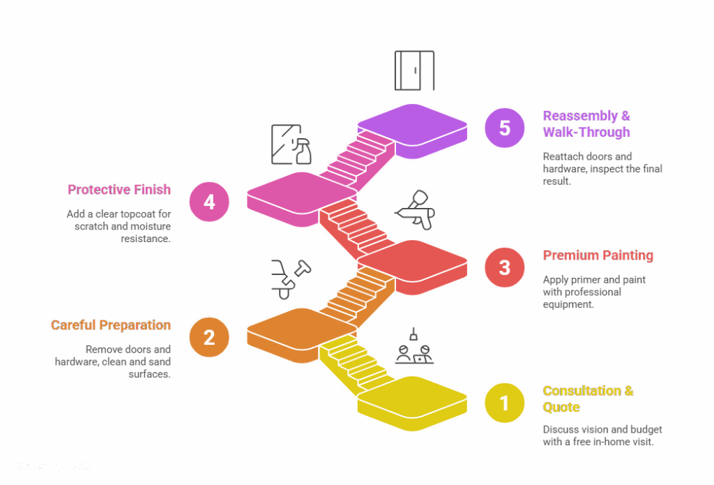 Kitchen Cabinet Painting Process