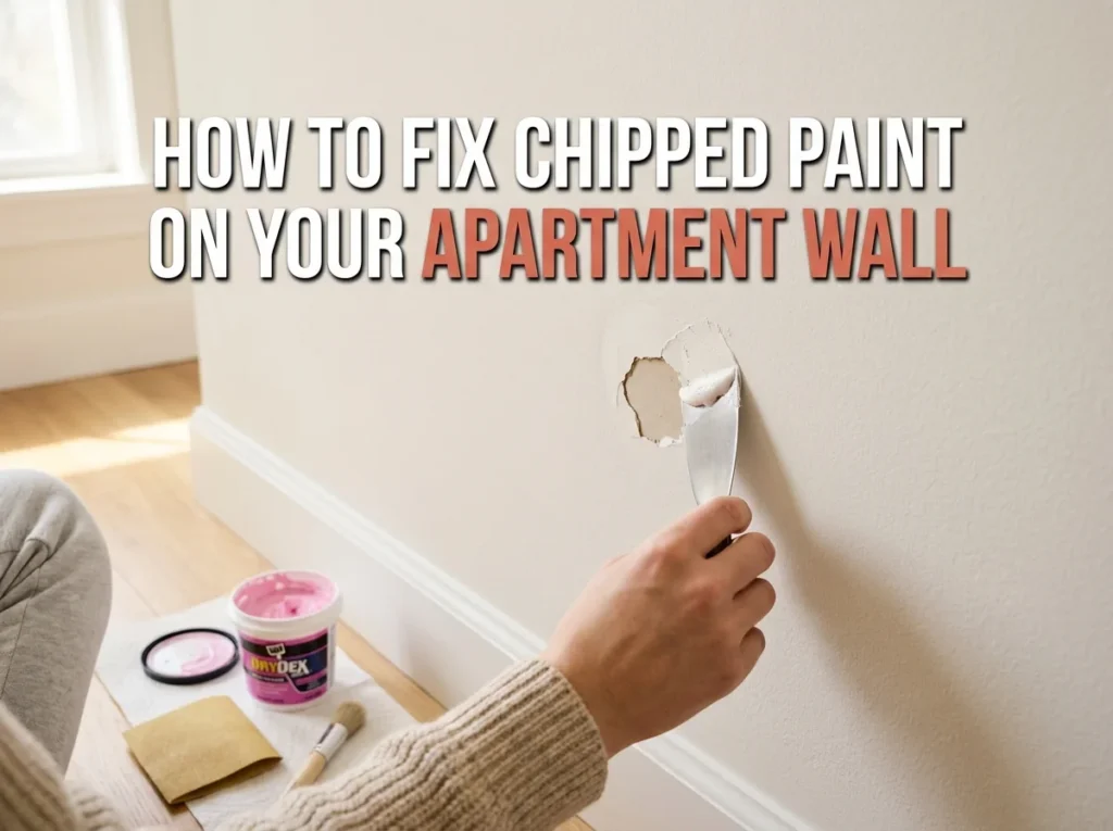 Fix Chipped Paint on a Wall