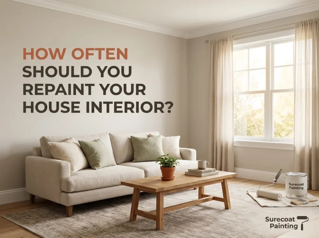How often should repaint house interior