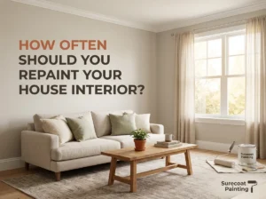 How often should repaint house interior